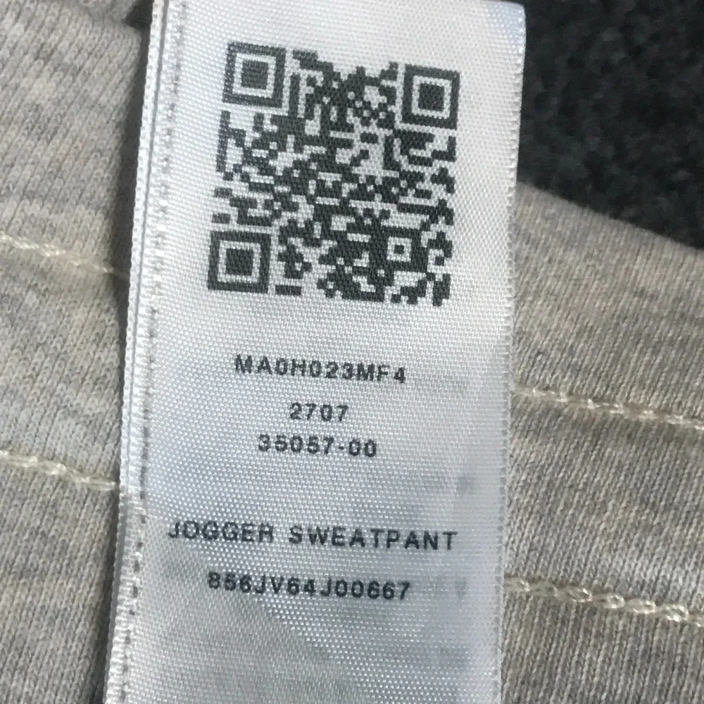 True Religion Jogger Sweatpants Mens 36x27 Gray Drawstring Waist Classic Logo